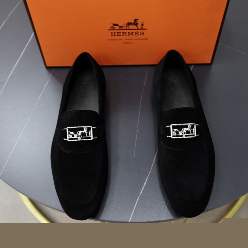 H**mes leather shoes